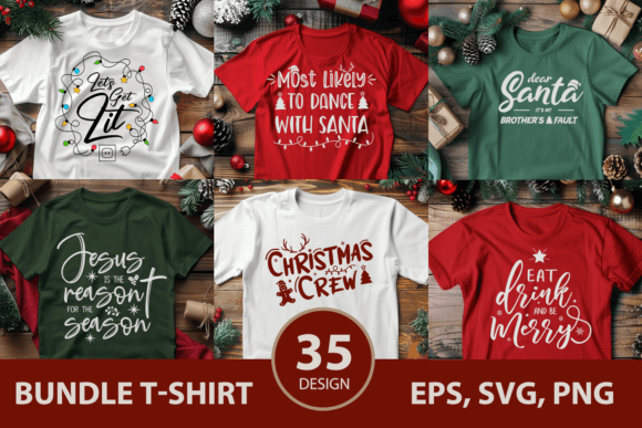 Download Christmas Shirt Bundle, Xmas Shirt Svg - Xmas Collection