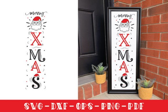 Download Merry Xmas SVG, Christmas Porch Sign SVG - Xmas Collection