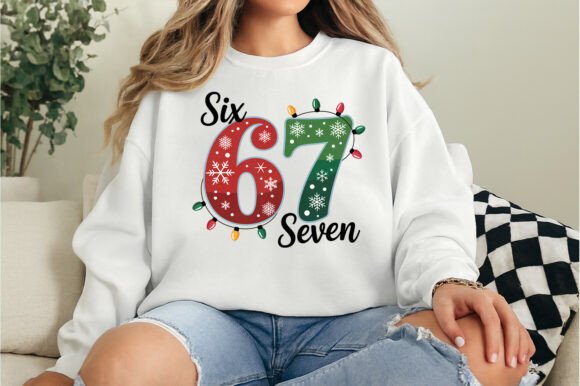 Download Six Seven 67 6 7 Christmas Xmas Meme PNG - Xmas Collection