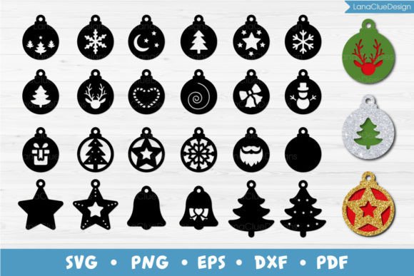 Download Christmas Ball Ornaments SVG - 24 Items - Christmas ball ornaments Collection
