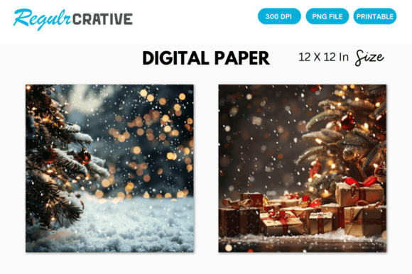 Download Xmas Background, Christmas Digital Paper - Xmas Collection