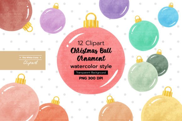 Download Christmas Ball Ornaments Clipart - Premium Bundle