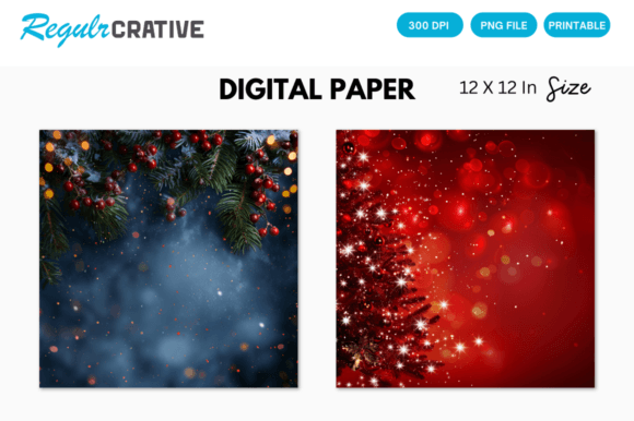Download Xmas Background, Christmas Digital Paper - Xmas Collection