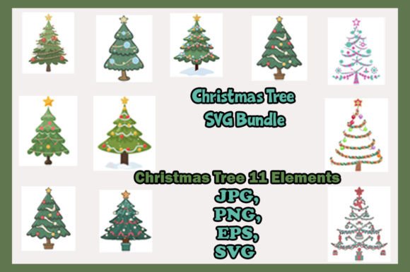 Download Christmas Tree SVG Bundle-Xmas Designs - Xmas Collection
