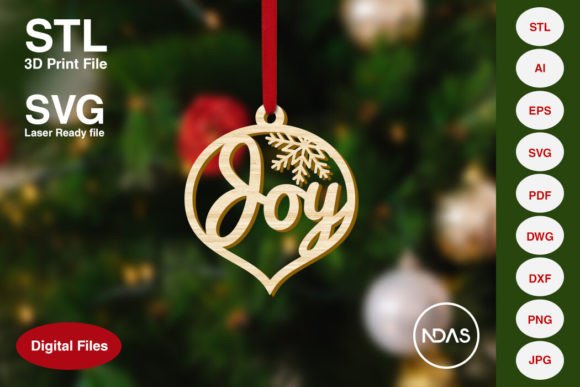 Download Joy Christmas Tree Decoration Ornament - Joy Collection