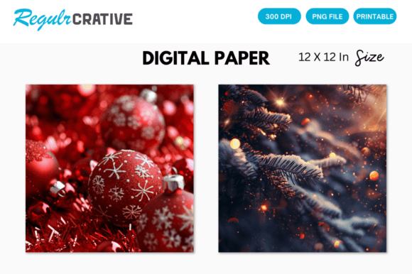 Download Xmas Background, Christmas Digital Paper - Xmas Collection