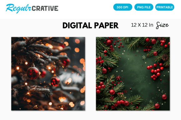 Download Xmas Background, Christmas Digital Paper - Xmas Collection