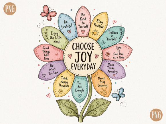 Download Choose Joy Everyday PNG | Inspirational - Joy Collection