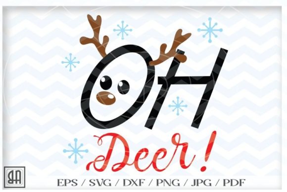Download Christmas Deer SVG - Oh Deer Xmass Svg - Xmas Collection