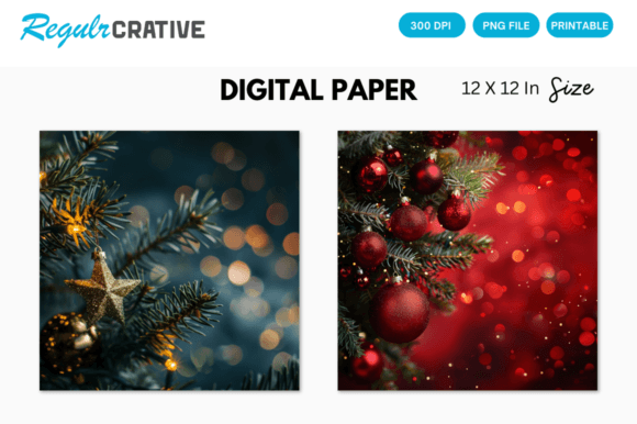 Download Xmas Background, Christmas Digital Paper - Xmas Collection