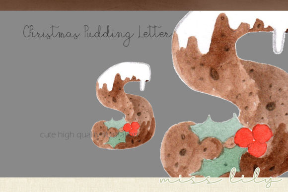 Download Christmas Pudding Letter S - Christmas pudding Collection