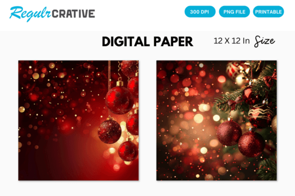 Download Xmas Background, Christmas Digital Paper - Xmas Collection