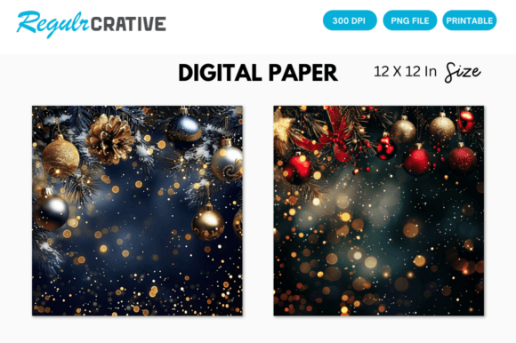 Download Xmas Background, Christmas Digital Paper - Xmas Collection