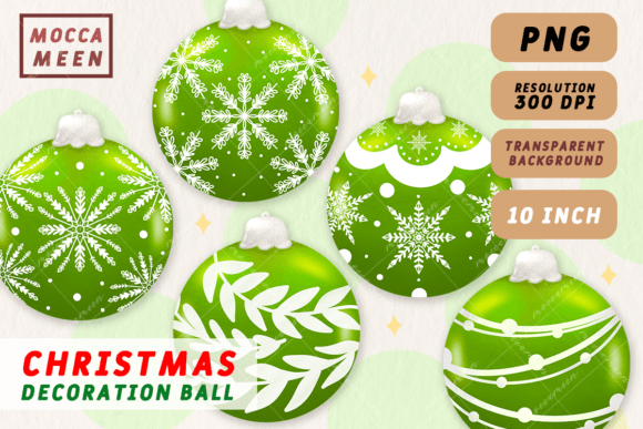 Download Green Christmas Ball Ornaments - Premium Bundle